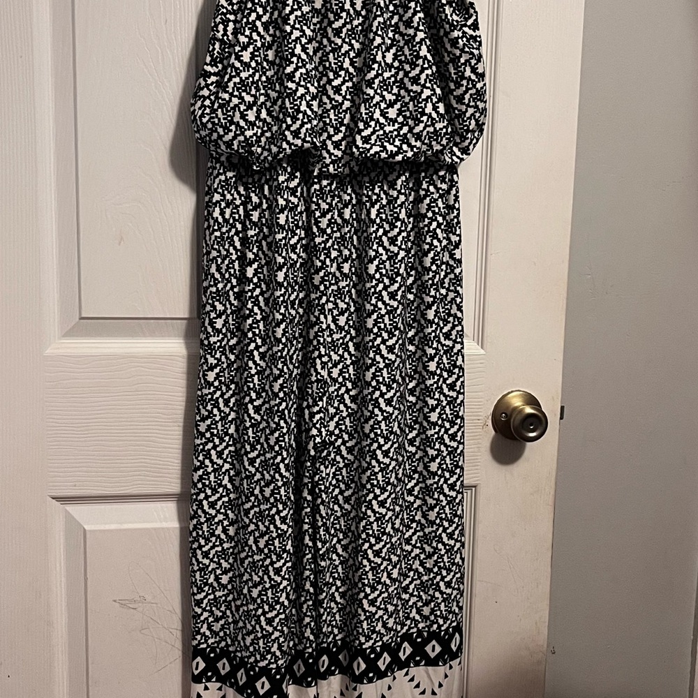 Magic Monochrome Geometric Dress